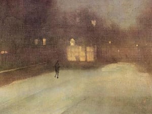 Nocturne in gray and gold