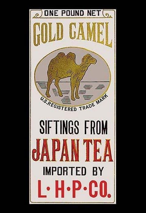 Gold Camel Brand Tea - Art Print