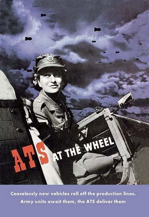 ATS at the Wheel by Beverly Pick - Art Print