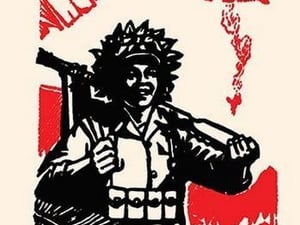 Jungle Combat Soldier Victorious by Chinese Government - Art Print