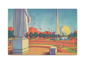 The Ice Terrace, Hotel New Yorker - Canvas Print