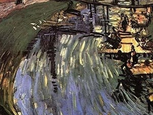Canal with Women Washing by Vincent van Gogh - Art Print