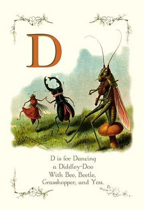 D is for Dancing - Art Print