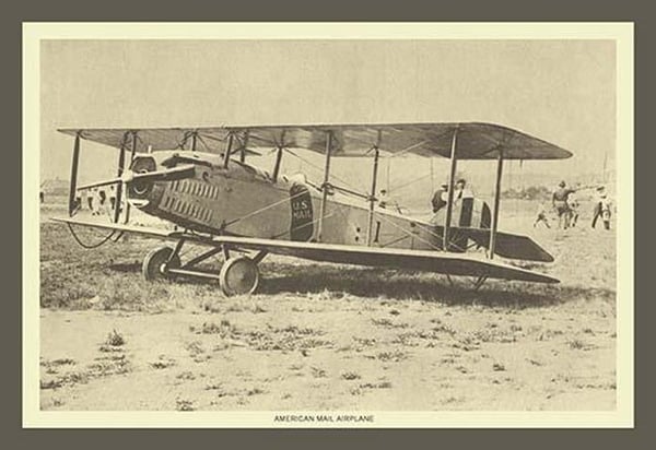 American Mail Airplane - Art Print