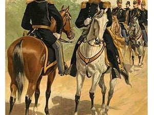 Near The Smithsonian - 1888 - Dc Generals By Henry Alexander Ogden - Art Print