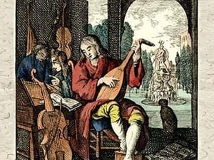 Musician by J. A. C. Lohr - Art Print