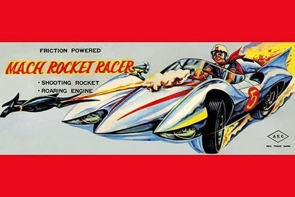 Mach Rocket Racer - Art Print