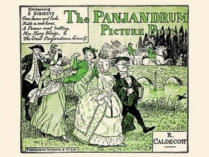 Book Cover The Panjandrum Picture Book by Randolph Caldecott - Art Print
