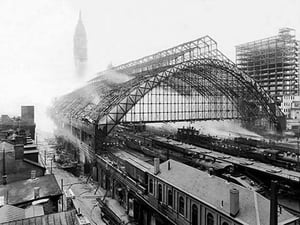 Fire at Railroad Shed House