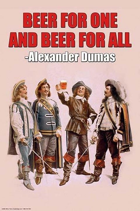 Beer for One and Beer for All by Wilbur Pierce - Art Print
