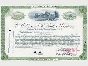The Baltimore Ohio Railroad Company - Art Print