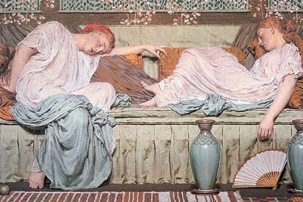Apples by Albert Joseph Moore - Art Print
