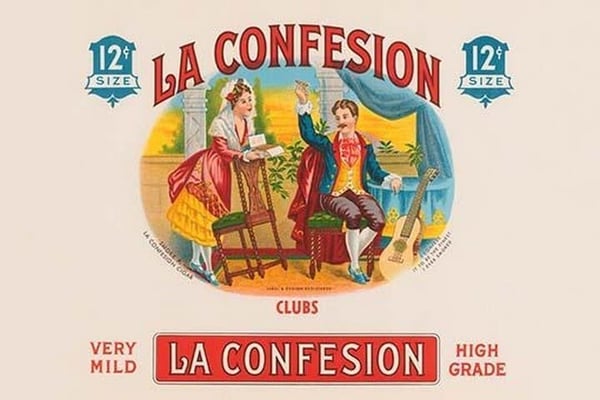 La Confession Cigars - Art Print