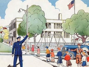 The School Day Begins by Julia Letheld Hahn - Art Print