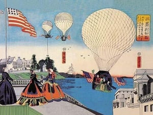 American Hot Air Balloons Take Flight - Art Print