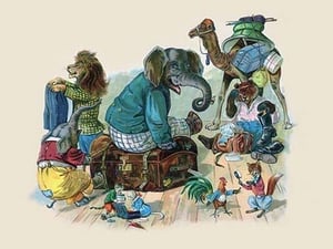 The Next thing they had to do was to Start Packing by G.H. Thompson - Art Print