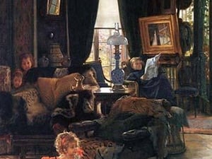 Hide-and-seek by James Tissot - Art Print