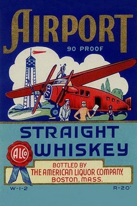 Airport Straight Whiskey - Art Print
