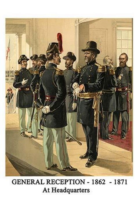 General Reception - 1862 - 1871 - At Headquarters By Henry Alexander Ogden - Art Print