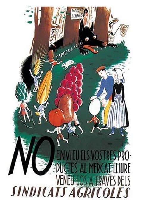 Sindicats Agricoles by Evarist Mora Rosello - Art Print