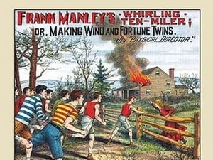 Frank Manley Weekly: Frank Manley's Whirling Ten Miler - Art Print