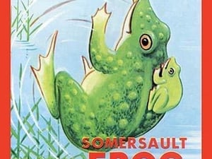 Mechanical Somersault Frog - Art Print