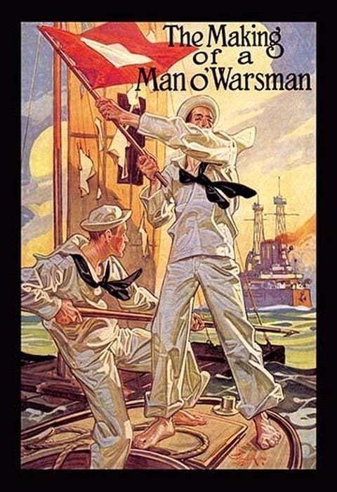 The Making of a Man o'Warsman - Art Print