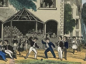 Children Yield Whips in a game by Charles Butler - Art Print