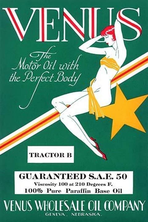Venus Motor Oil - Art Print