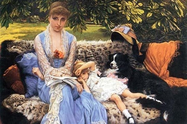 Silence by James Tissot - Art Print