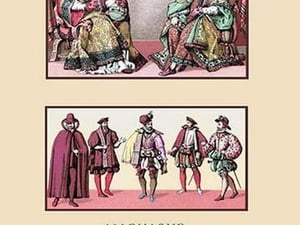 Costumes of Imperial Germany by Auguste Racinet - Art Print