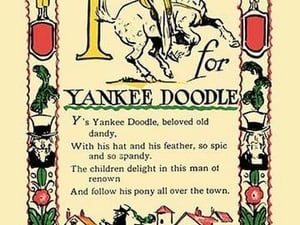 Y for Yankee Doodle by Tony Sarge - Art Print