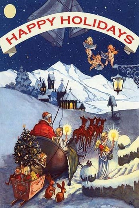 Happy Holidays - Art Print