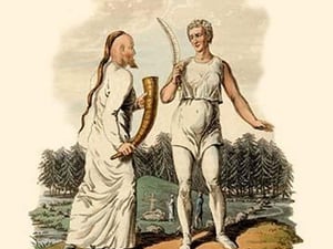 A Drotte and a Fola - Art Print