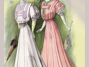 Le Bon Ton: Shades of Pink - Art Print