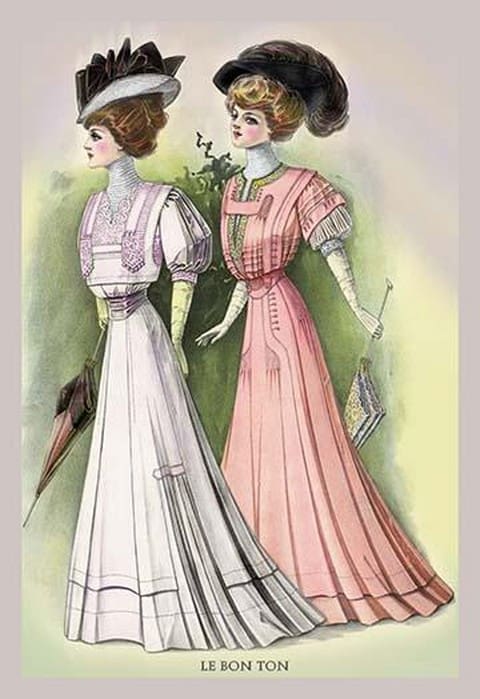 Le Bon Ton: Shades of Pink - Art Print