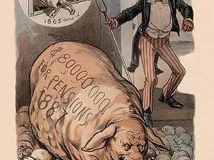 Pension Pig by J. Ottmann - Art Print