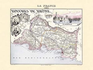 Bouches-Du-Rhone by Par M. Vuillemin - Art Print