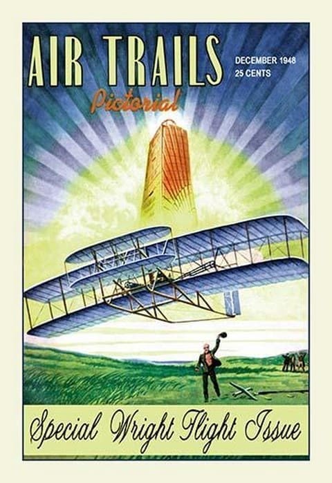 Air Trails Pictorial - Art Print