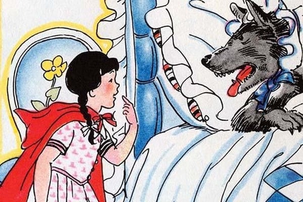What Big Teeth you Have by Julia Letheld Hahn - Art Print