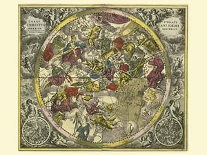 Coelistellati Christianihaemi by Andreas Cellarius - Art Print