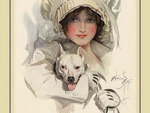 Pals by Harrison Fisher - Art Print