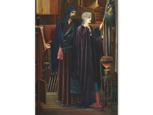 The Wizard by Edward Burne-Jones - Canvas Print