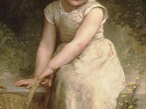 Plums by William Bouguereau - Art Print