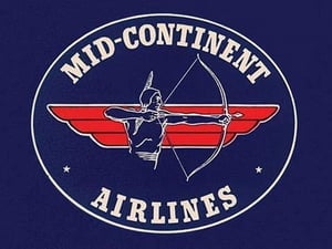 Mid-Continent Airlines - Art Print