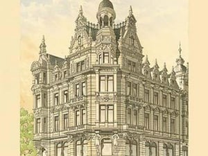 Apartments & Retail Shops - Dresden by Summershuh & Rumpel - Art Print