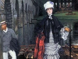 Return of the boat trip by James Tissot - Art Print