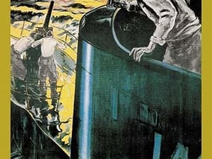 The Attack Begins in the Factory by Roy Nockolds #2 - Art Print