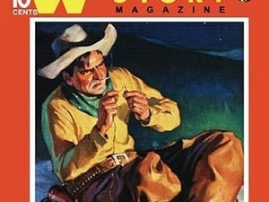 Western Story Magazine: By the Fire - Art Print