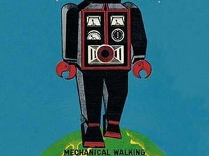 Mechanical Walking Spaceman - Art Print